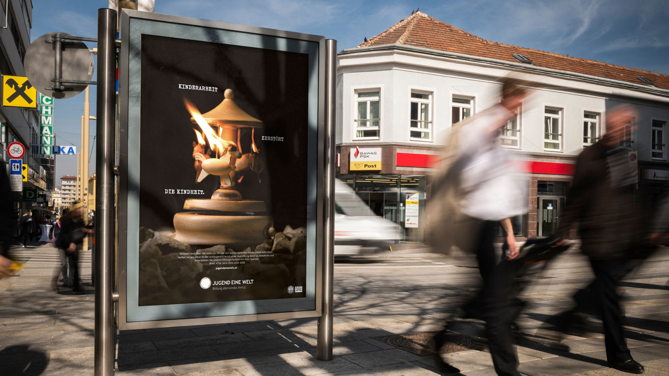 Jugend Eine Welt – Foto des Citylights; ©Studio FREUDE