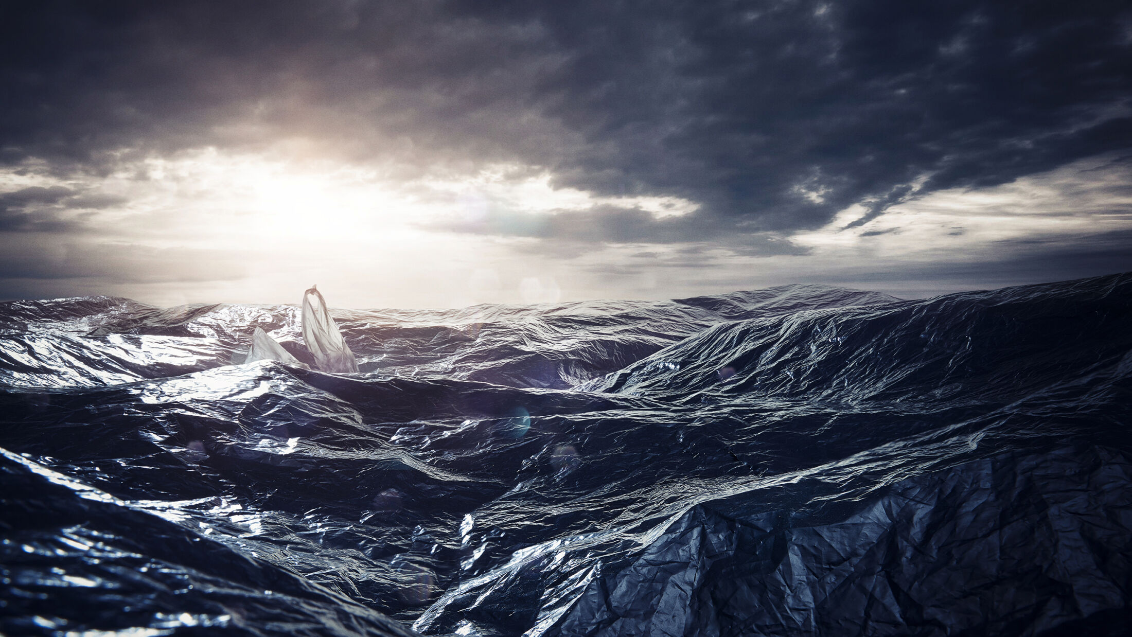 GLOBAL 2000 – PLASTIC OCEAN, Kampagnenbild Pur; ©Studio FREUDE