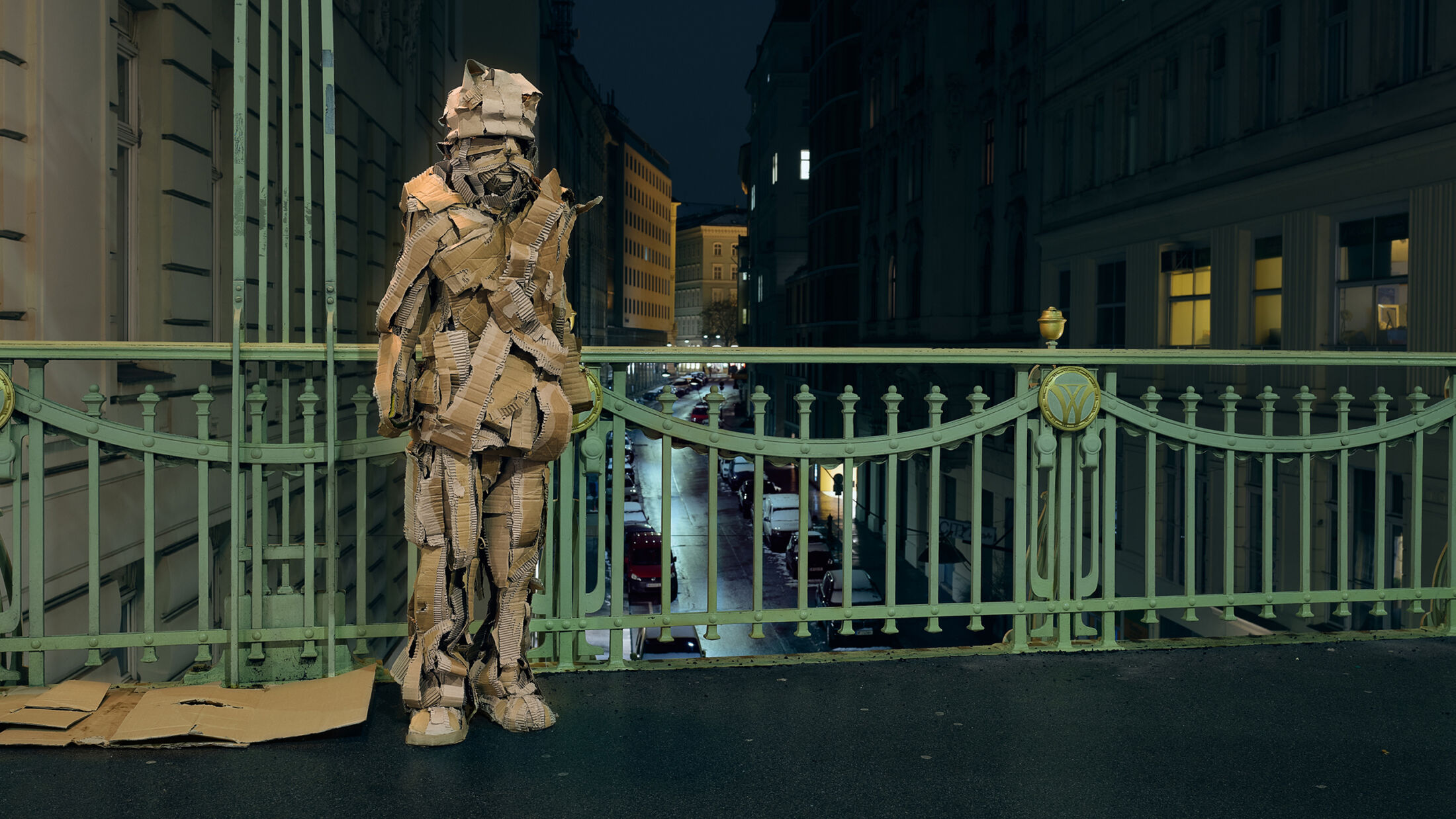 VinziRast hilft auf. Kartonfigur Vier Pur; ©Studio FREUDE